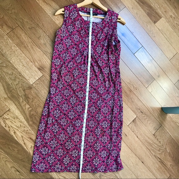 NINE WEST pink pattern dress size small - Picture 5 of 5